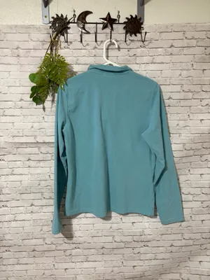 The North Face Turquoise Robins Egg Blue Lightweight Quarter Zip Jacket thumbnail 5