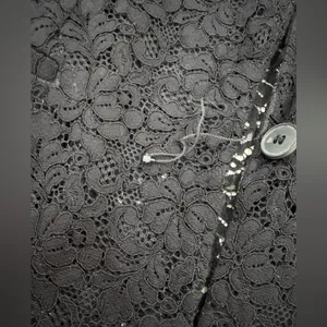 Zara Elegant Black Lace Blazer thumbnail 16