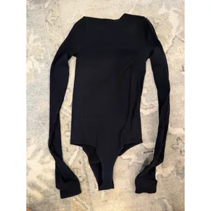 Commando Butter Long Sleeve Crewneck Bodysuit Black One Size NEW $138 thumbnail 7