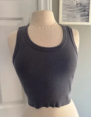 John Galt Blue/Gray Tank Top thumbnail 1