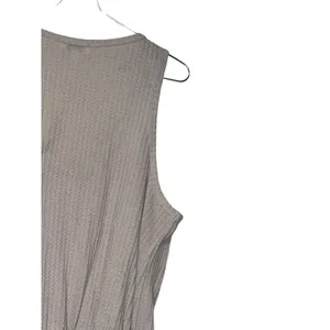 Umgee Women's Dress Tank Lined Floral Boho Tiered Waffle‎ Knit Scoop Neck Large thumbnail 9