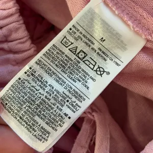 Old Navy Linen Blend‎ Jumpsuit Medium Cottagecore Smocked Wide Leg Ankle Pink thumbnail 7