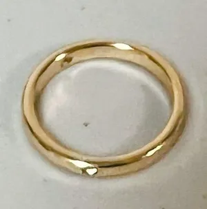 Gold Circular O-Ring Necklace Charm Pendant Jewelry ✨ thumbnail 3