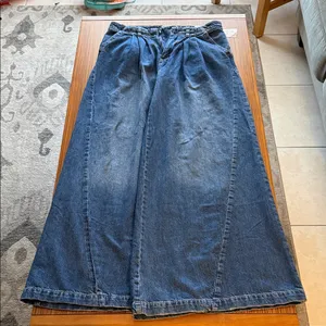 We The Free Wide Leg Blue Jeans! thumbnail 3