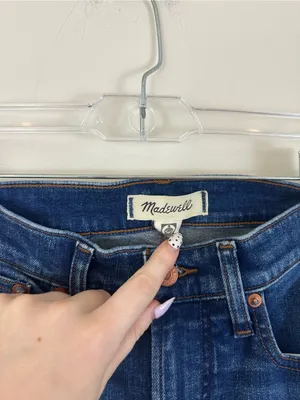 Madewell The Mid Rise Perfect Vintage Jean Medium Wash Size 24T thumbnail 2