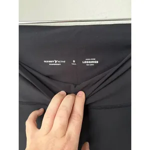 Old Navy Powersoft High-Rise Leggings Black Small Tall thumbnail 3