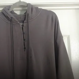 Aerie Hoodie Button-Up Quarter thumbnail 2