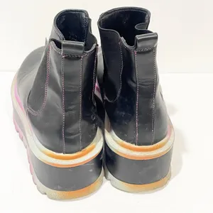 Koi Raum Size 9 Black Chelsea‎ Platform Spikes Pull On Boots thumbnail 4