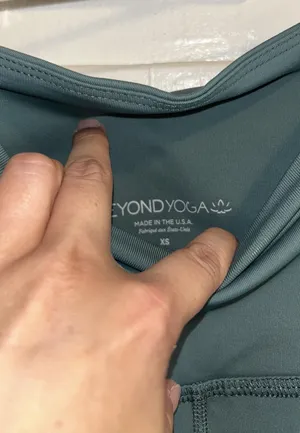 Beyond Yoga, light green, XS full length legging thumbnail 3