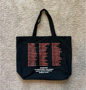 Quittin Time Tour Tote Bag Black thumbnail 2