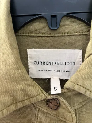 Current/Elliott Olive Utility Belted Romper Shorts thumbnail 6