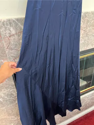 Reformation Neva Silk Dress Navy Size 8 thumbnail 9