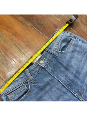 7 For All Mankind Ultra High Rise Skinny Boot Jeans Medium Wash Blue Size 28 thumbnail 8