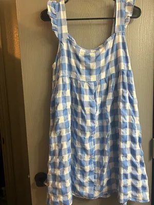 SHEIN Gingham Dress thumbnail 6