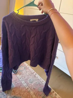 Double Zero Sweater Knit Cropped thumbnail 1