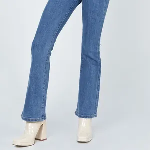 Princess Polly Dark Wash Flare Denim Jeans Size 12 thumbnail 4