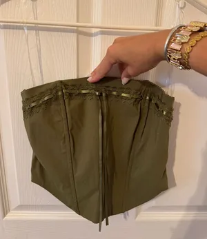 Beverly & beck corset top Green thumbnail 1