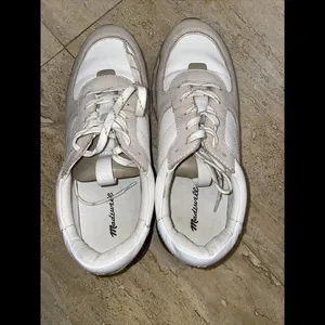 Madewell Kickoff Trainer Sneakers Leather & Ripstop Nylon‎ Women 10 thumbnail 4