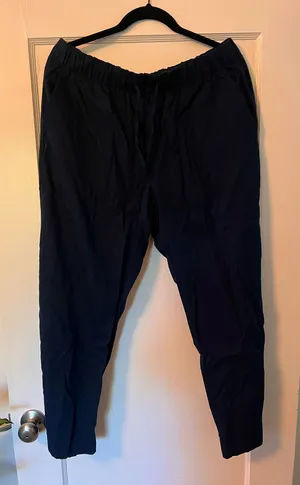 Gap Linen Pants Blue thumbnail 1