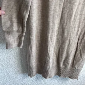 Sezane Women’s Mathie‎ Sweater Dress Wool Beige Camel Dress Size Medium thumbnail 7