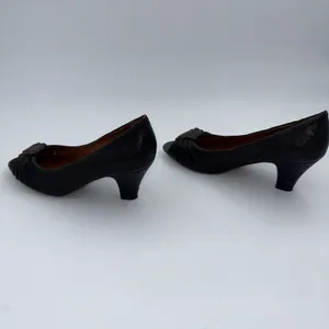 Jeffrey‎ Campbell Ibiza Lost Peep Toe Heels Black W Brown Accent Sz 9 thumbnail 5