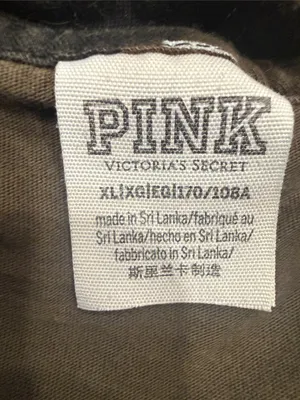 Pink Victoria’s Secret camo short sleeve shirt size xlarge . thumbnail 2