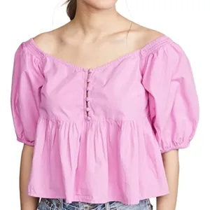 Free People Veronica peplum top thumbnail 2