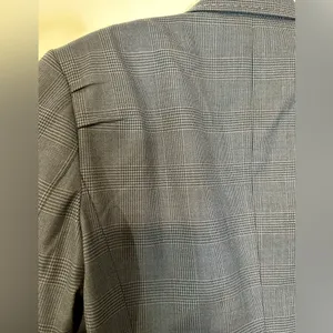 Elie Tahari Single Button Wool Blend‎ Women's Size 4 Blazer Charcoal Business thumbnail 12