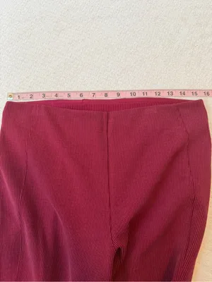 Lululemon Brushed Softstreme Rib Zip Flare 32.5" Pomegranate 10 RARE thumbnail 10