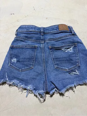American Eagle Distressed mom Denim Shorts 0 thumbnail 8
