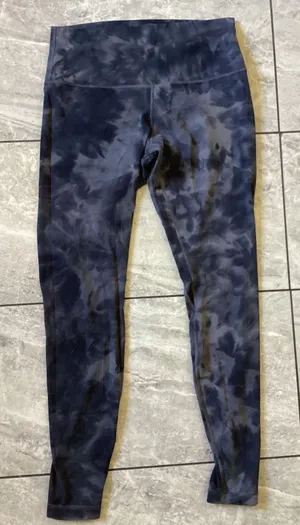 Lululemon Align High Rise 25 Pant Diamond Dye Pitch Grey Graphite Grey Size 10 thumbnail 1