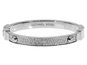 Michael Kors NWOT Silver-Tone Astor Stud Bracelet thumbnail 1