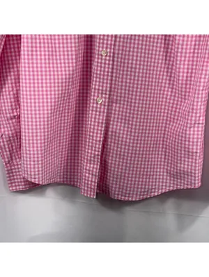 Vineyard Vines Pink Gingham Button Down Shirt Size 8 thumbnail 4