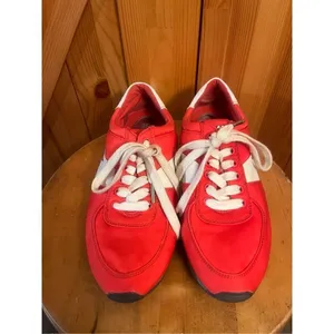 Orange/White Michael Kors Allie Model Sneakers Women'S Size Us 6.5m thumbnail 2