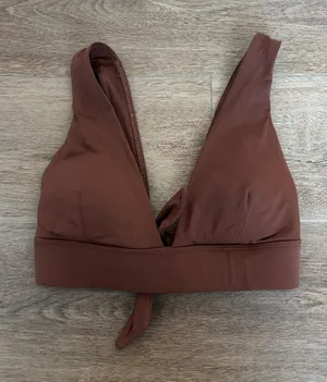 Everlane Renew Brown Nikini Top - Size Small thumbnail 1