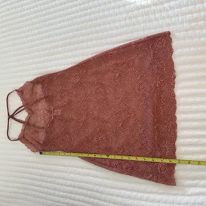 Victoria’s Secret Dusty Rose Nightie Sz S Small See Through Lace Slip Lingerie thumbnail 2