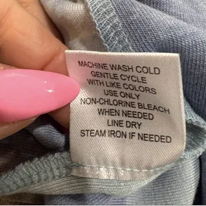 Pink Rose Blue Tie Dye Tank Dress thumbnail 8