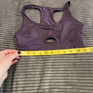 Zella Women's Yoga Sports Bra Purple Shake Size XS thumbnail 4