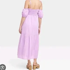 Universal Thread purple midi dress off shoulder size M thumbnail 2