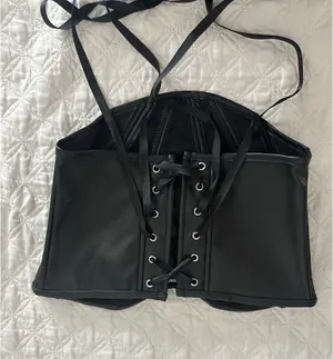 Corset Top Black Size XS thumbnail 2