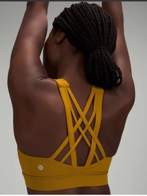 Lululemon Free to Be Elevated Bra Lightweight Support Gold Spice DD/E 8 thumbnail 2