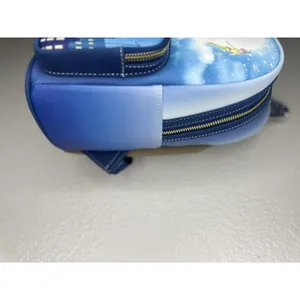Loungefly Mini Backpack Bag Blue Peter Pan Tinker Bell Second Star Disney Glow thumbnail 3