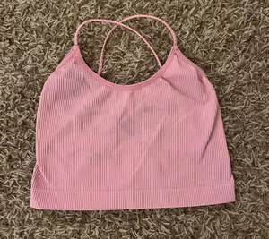 Target Pink Ribbed Crop Tank thumbnail 2