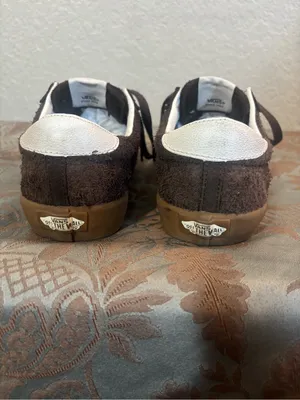 Vans Sport Low Bambino Shoes Sneakers Suede Chocolate Brown Gum Colorway 6.5 thumbnail 5