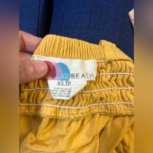 Free People Solstice Twist Front Tank Top Mustard Yellow Size‎ XS thumbnail 9