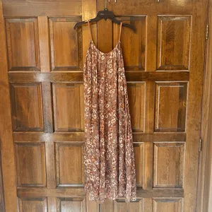 Elena‎ Baldi Women’s Small Boho Floral Tiered Maxi Dress Lightweight Italy thumbnail 4