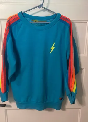 Aviator Nation Blue Crewneck Sweatshirt thumbnail 1