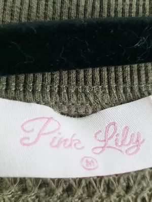 Pink Lily Waffle Knit Long Sleeve Sweater thumbnail 8