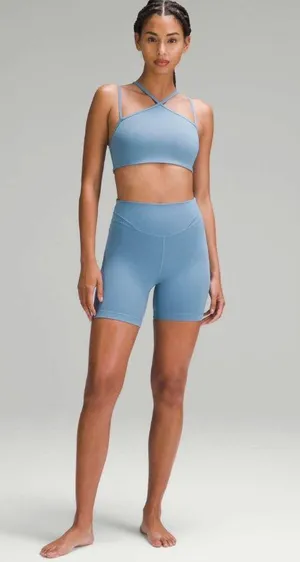 Lululemon utility blue align shorts 6” thumbnail 1
