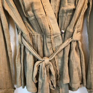 NEW Free People Blouse/Lightweight Jacket Olive S thumbnail 9